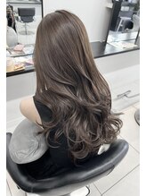 ユニークノベル 中央林間(unique novel) 話題のブリーチなしダブルカラー☆ミルクティーベージュ