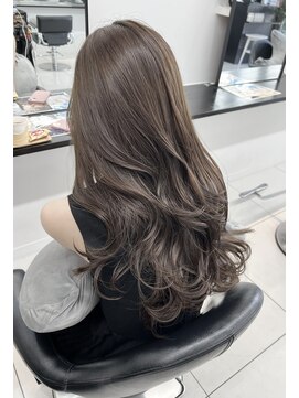 ユニークノベル 中央林間(unique novel) 話題のブリーチなしダブルカラー☆ミルクティーベージュ