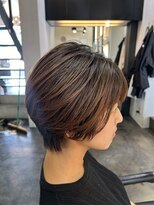 ニュイ 高槻 阪急茨木店(nui)&nbsp;ミディアムヘア/暗めカラー/グランマッシュ/茨木／高槻