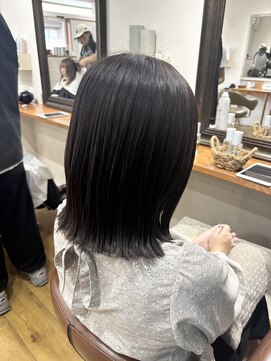 ジャガラ 津田沼店(JAGARA) 切りっぱなし×ダークアッシュ