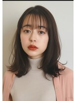 ガーデン ジングウマエ(GARDEN jingumae)&nbsp;くびレイヤー黒髪オリーブグレー小顔ココアベージュ韓国風