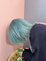 プネル(punel)&nbsp;ミントグリーン　ケアブリーチ　原宿