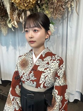 アミー 銀座(Ammy) 卒業式ヘアセット×袴着付け#お呼ばれヘア#ヘアセット#ヘア