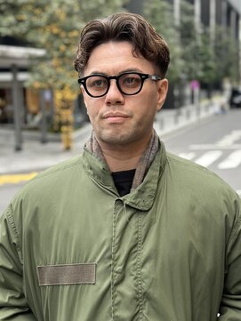 ランプ 代官山(the lamp) センターパート フェード ショートパーマ ニュアンスパーマ