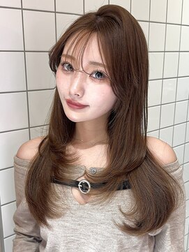 ルームバイシー 新宿(Loom. by Sea) ◯ミディアムレイヤー×ココアベージュ