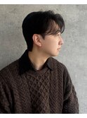 韓国カルマスタイル 毛流れ コンマ ダウンパーマ 韓国アイドル風