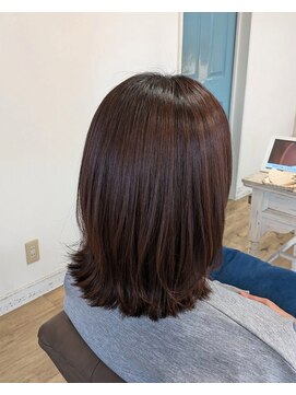 ヘアアトリエ ナイン(hair atelier nine) ヘッドスパ/チェリーレッド/ハイレイヤーウルフ/髪質改善/福島市