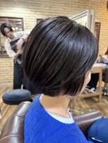トータルビューティーサロン プリエ(prier)&nbsp;40代～の白髪染め×しみる人　ノンジアミンカラー大人ショート