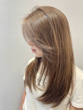 オリジンズヘアーセカンド 守谷店(Origins hair 2nd) レイヤースタイル×ベージュカラー×髪質改善トリートメント