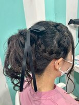 マティーナ ヘアー 池袋(Matina hair)&nbsp;【推し活　ゆるふわポニー】池袋美容室