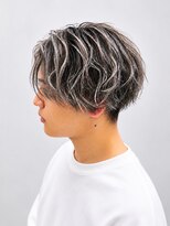 メンズ レオ 天六店(men's LEO)&nbsp;グレーカラー×無造作マッシュ