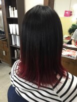 プチトール ヘアライフ(Petit×Tall HAIR LIFE) 切りっぱなしグラデーションカラーさん