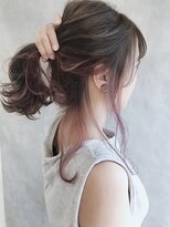 ムウ 難波(MOU)&nbsp;ハッシュカットフルバング似合わせカットレッドブラウン20代30代