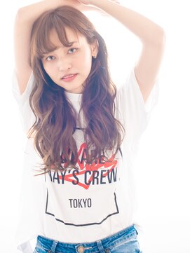 ヘアーサロン ラフリジー(Loufreasy) 【低温デジタルパーマ】× グラマラスカールの無造作ヘア