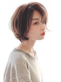 大人可愛いショートボブ　小顔ショート　２０代３０代４０代