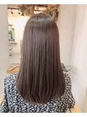 サラツヤ縮毛矯正とアッシュグレー《春日井 Regalo レガロ》