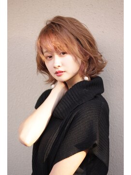 シュバルツ(schwarz) 3Dカラー☆ボブショート☆インナーカラー