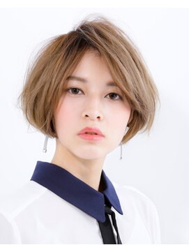 タヤ シァル鶴見店(TAYA) 大人かっこいいふんわりプリカールのショートボブ