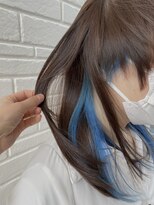 リタ ヘアメイク(Rita hair make) マッシュウルフ×インナーカラー