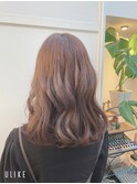 ウェーブ風パーマ