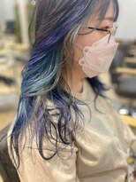 ノチ(Noci)&nbsp;【和田寧々】インナーカラー/Blue/ポケモンカラー