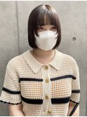face layer切りっぱなしボブエアリーロング美髪ピンクブラウン