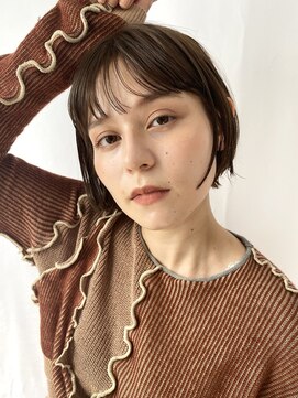 ステイシー(stay she) シースルーバング　× ミニボブ