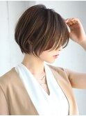 美シルエット×立体感×上質大人ショートボブ【担当BISA】
