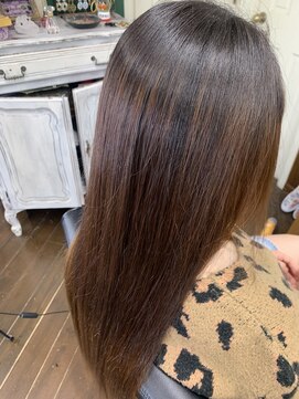 サロンドマックス(salon de max) 《salon de max》癖毛もサラ艶ストレートでアイロン要らず☆