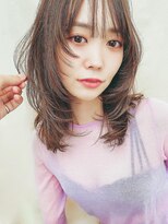 オプスヘアーフェリース(OPS HAIR feliz) 小顔に見せるウルフレイヤーカット×ニュアンスカラー