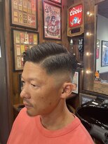 ヘアーデザイン スワロー(hair design Swallow) 七三スキンフェード