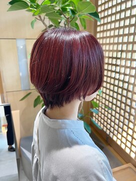 オーラメロウ(orlla melleau) ツヤカラーショートスタイル