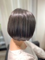 ツムグ 代官山店(TUMUGU)&nbsp;大人ボブ×白髪ぼかしアッシュカラーマッシュショート×代官山