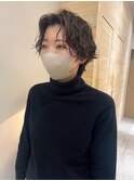 最近暖かくなってきてスタイルが春っぽくなってきた/前髪パーマ