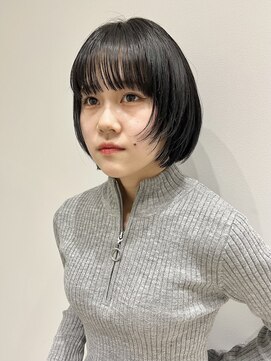 イリ(iLi) 【iLi×REN】フェイスレイヤー/ミニボブ/アッシュブラック