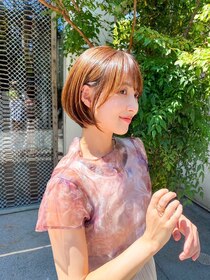 アンバー 池袋(amber) ショートボブ/アッシュベージュ/髪質改善[池袋駅]