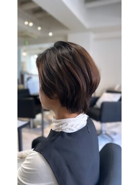 オルメント 天満 南森町(ORL'MENT) 20代30代40代 髪質改善 赤み消しの アッシュグレー 艶感カラー