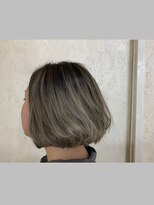 ユウジオザワ(YUJI OZAWA)&nbsp;バレイヤージュグレイカラー(白髪染め)