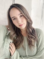 ヘアメイク ナル(hair make nalu)&nbsp;セミウエットのかきあげリバースカール