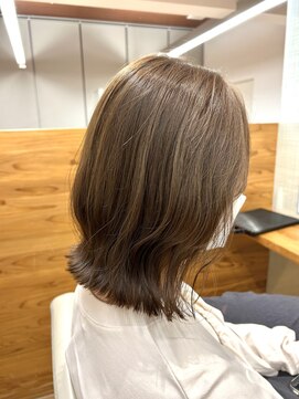 ファースト 長町店(first) レイヤーボブとグレージュカラー