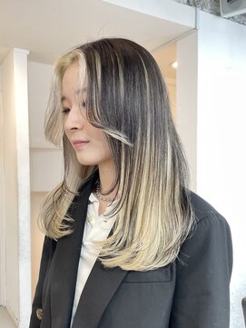 ミーム 原宿 表参道(meme) ブロンドカラーカラーハイトーンカラーケアブリーチ#原宿