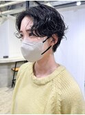 顔周りレイヤーショートボブ前髪カット_ba456311