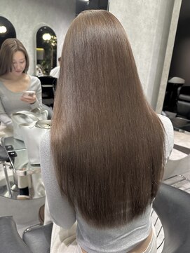 シティ(CITY) ダブルカラーでグレージュ×髪質改善トリートメント【CHICA】