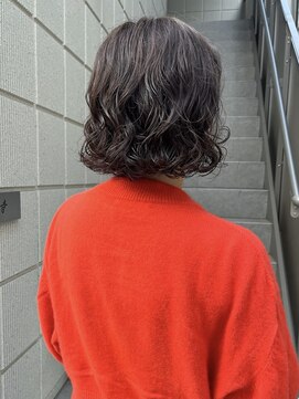 コフィー バイ メルト 吉祥寺(cofy by melt) 【三ツ井純】20代30代 大人可愛い ボブパーマ アッシュカラー