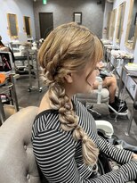 ハナハナプラス(hana hana+)&nbsp;サイド流し編みおろし