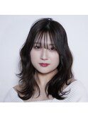 韓国/レイヤー／イメチェン/ホワイト/外ハネポブ/美髪/渋谷
