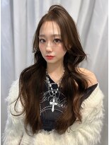 ユーフォリア 渋谷グランデ(Euphoria SHIBUYA GRANDE) 韓国ヘア レイヤーカット グレージュカラー SAYAKA