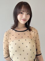 ソラ 広尾店(SORA)&nbsp;ミディアムボブ/顔周りカット［広尾］