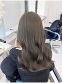 オリーブブラウン 7トーン ブリーチなし赤み消し20代30代40代