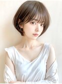 札幌/髪質改善/細めハイライト☆ラフなマッシュパーマボブc